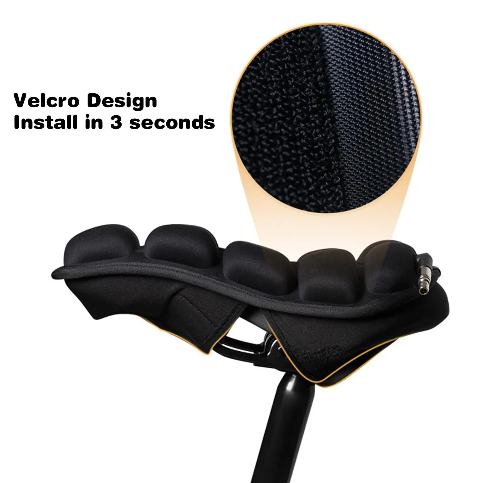 

Bicycle Seat Cover Bicycle Riding Inflatable TPU Airbags Seat Cushion Mountain Bike Universal Accessories Bicycle Seat Cushion