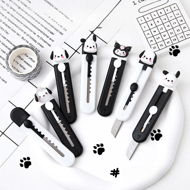 1pc Cartoon Dog Letter Opener Mini Art Knife for Letter Opening Box Cutting Paper Cutting