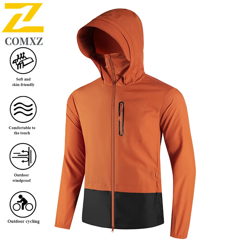 UV Protection Jacket Unisex Spring-Summer  UPF50+ Lightweight Quick-Dry Fishing Outdoor  Skin Coat with Color Block Sportswear