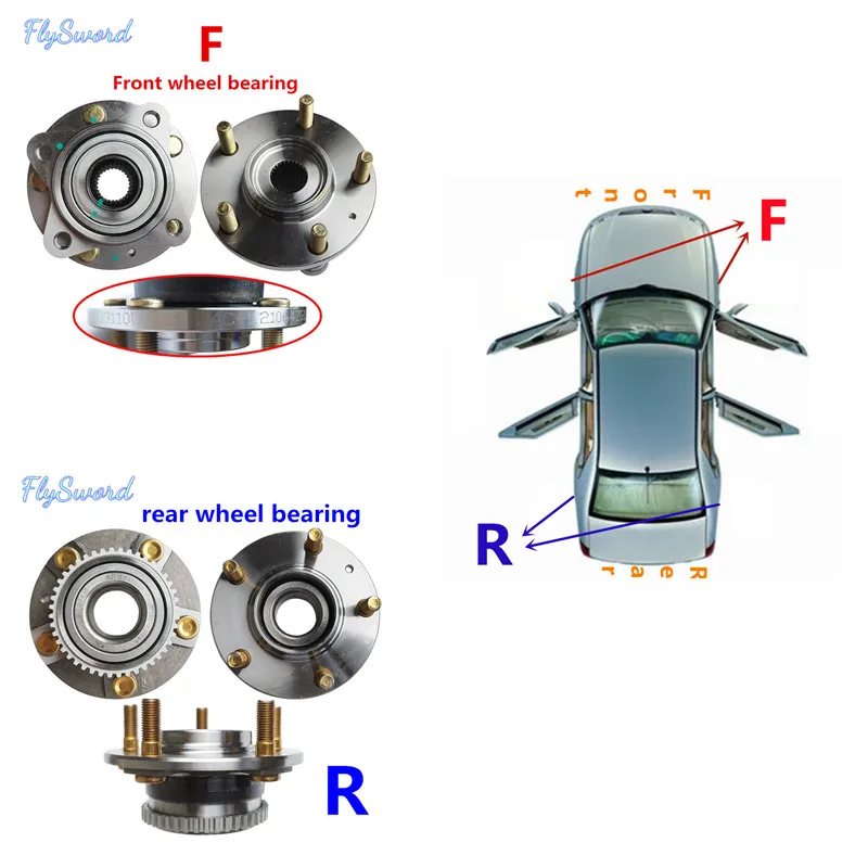 

Car Front Wheel Bearings Rear Wheel Axle Head Bearings Hub Bearings Haba Head For Jac J6
