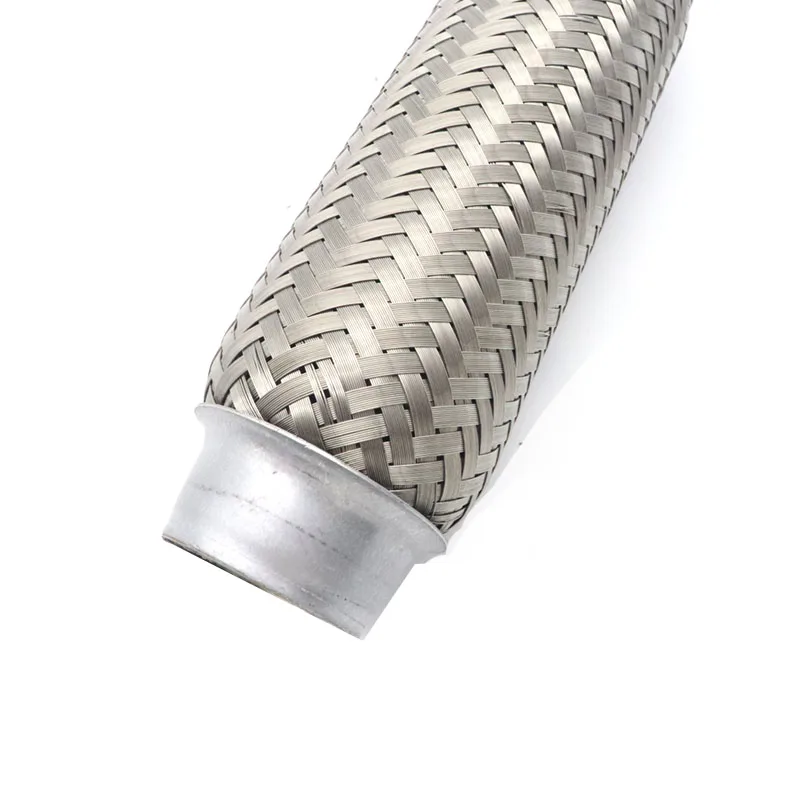 51mm/2inch Car Exhaust Flex Pipe Double Braided Flex Connector Piping Weld Flexible Joint Tube for Muffler Silencer