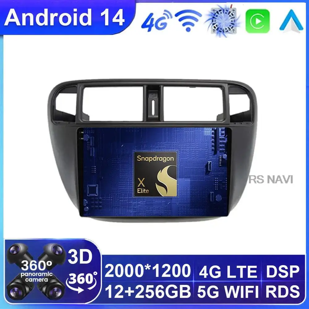 

Android 14 Car Rodio For Honda Civic EJ EK EM 1995 -2001 Carplay Auto MultimediaVideo Player Navigation Head Unit WIFI+4G GPS BT