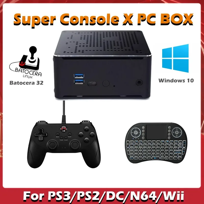 Kinhank-スーパーコンソールx pcボックス、レトロビデオゲーム 