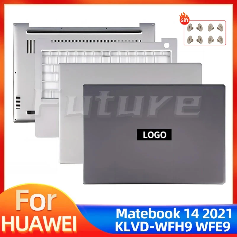 Nuova Cover Posteriore Lcd/Palmrest/Cover Inferiore Per Huawei Matebook 14 Klvd Series Klvd-Wfh9 Klvd-Wfe9