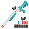 Double Barrel Toy Shotgun-Blue Projectile Soft Shell Gun Manual Launcher Toy Gun (US Stock) 1