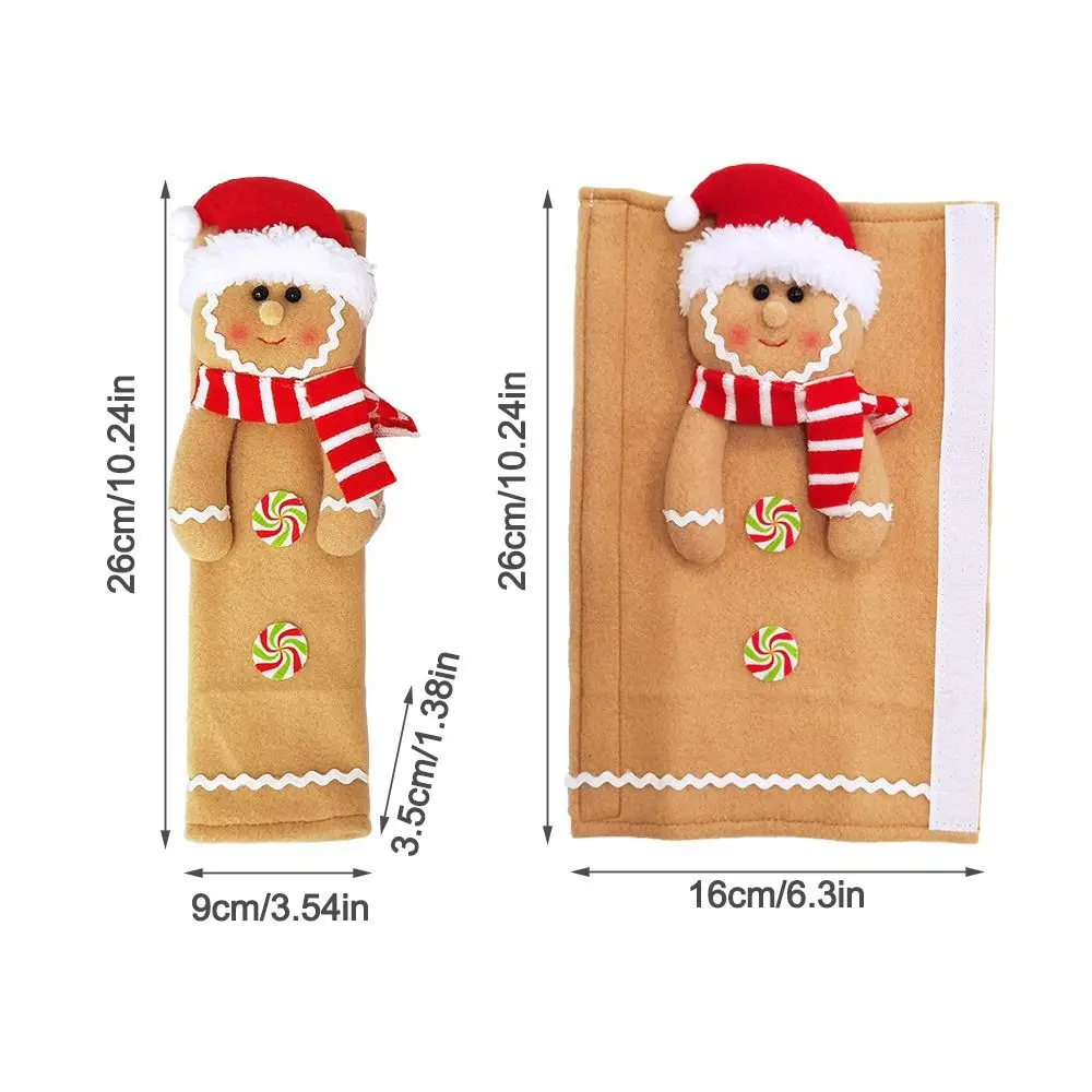 Soft Refrigerator Door Handle Cover Warmer Kitchen Appliance Protector Car Safety Belt Covers Protective Appliance Handle Covers