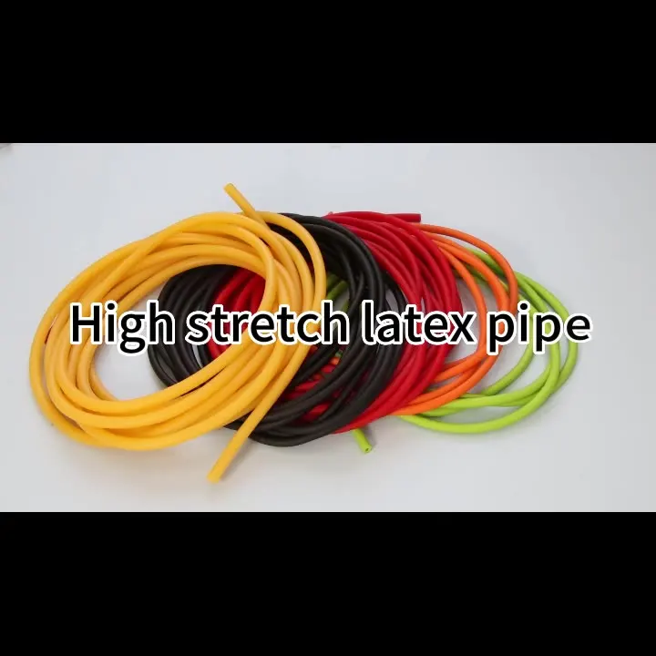 Tuyau Souple En Caoutchouc Latex Naturel Tuyau De Corde De Tension