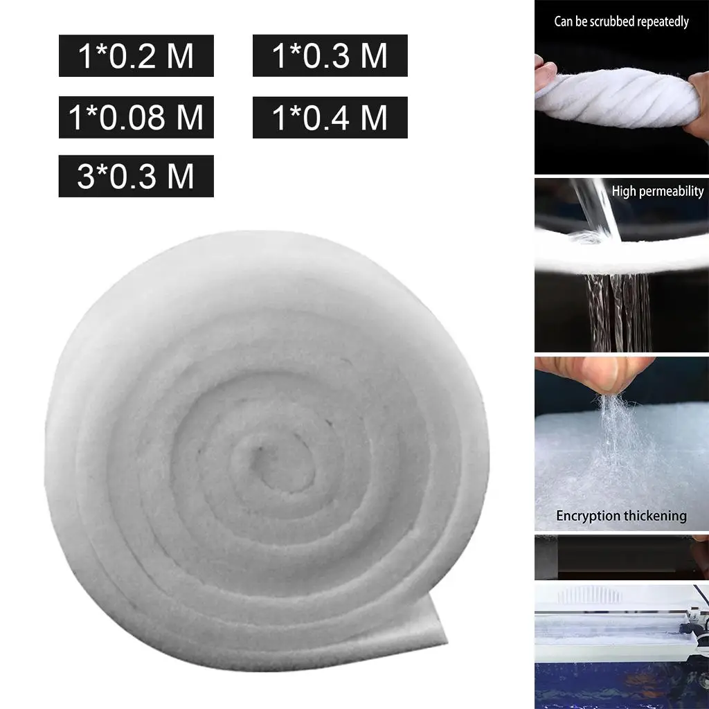 Aquarium Pond Filter Pad Filter Media Cotton Foam Wool Sponge