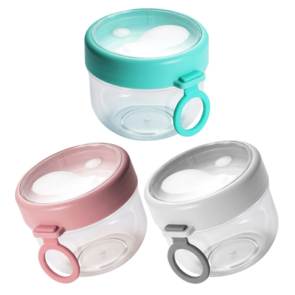 

3 Pcs Overnight Oats Container Jars Cereal Oatmeal Yogurt Storage Containers for