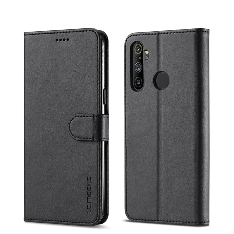 

Кожаный чехол для Realme C3, роскошный флип-чехол для Realme C3, Магнитный чехол-кошелек для Realme C3, чехол для Realme C3