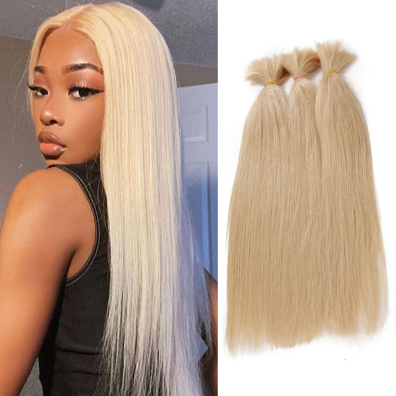 Straight Human Hair Bulk Braiding Vietnam Remy No Weft Human Hair 50g Natural Bulk Extensions