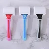 Razor Holder Box Dustproof Shaving Tool Organizers Shelf Wall Mounted Bathroom Set Men Shaver Rack Cap Plastic Suction Cup 3