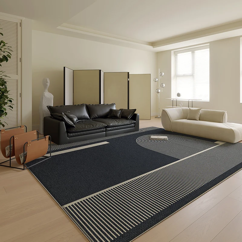 

Living Room 2024 New Simple Style Carpet Light Luxury Highend Thickened Bedroom Carpets Sofa Coffee Table Nonslip Waterproof Rug