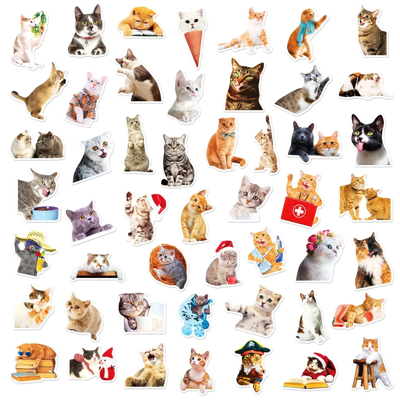 Рисунок 2 - милые наклейки с кошками