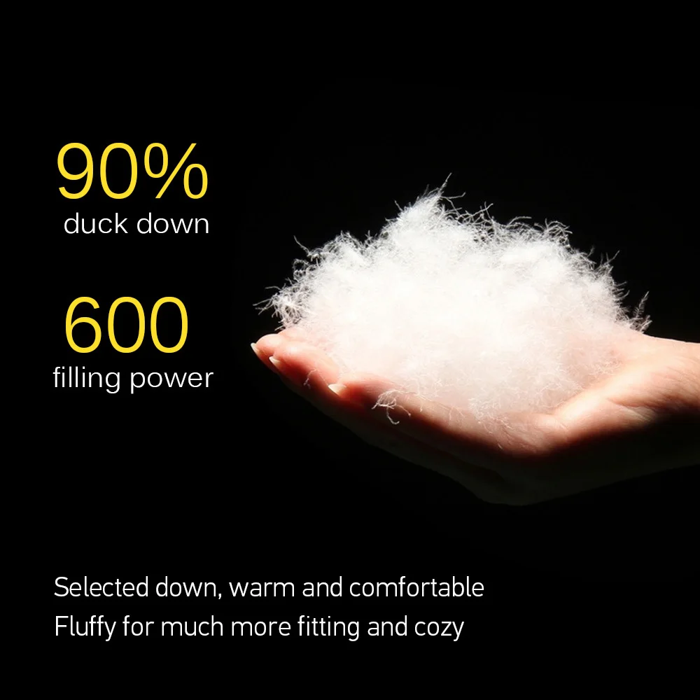 Camping Down Slippers Winter Down Booties Ultralight Water Resistant Outdoor Warm Socks Slippers for Camping Hiking Indoor