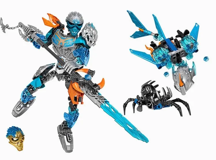 Bionicle Series Golden Mask Master Skull Warrior Building Blocks - Main Image