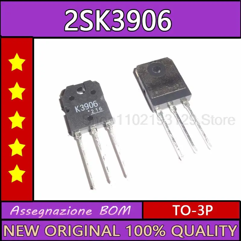 

5 шт. K3906 новый импортный полевой транзистор 20A 600 в 2sk3906