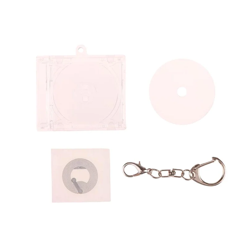 ●   미니 NFC 기능성 CD 디스크 케이스 키체인 주변기기 기념 앨범 키홀더 DIY 백팩 펜던트용 
 ?