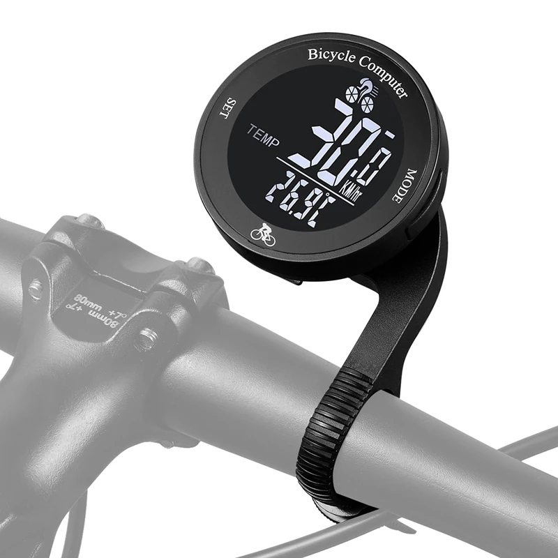 Wireless Bike Computer Waterproof Bicycle Odometer LCD Screen Cycling Speedometer Mountain Bicycle Speed Meter
