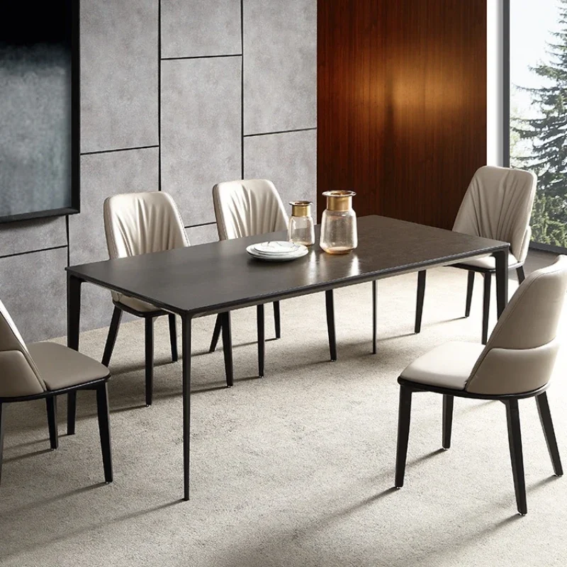 Design Living Room Dining Tables Modern Nordic Marble Kitchen Dining Tables Party Luxury Tavolo Pranzo Home Furniture SR50DT