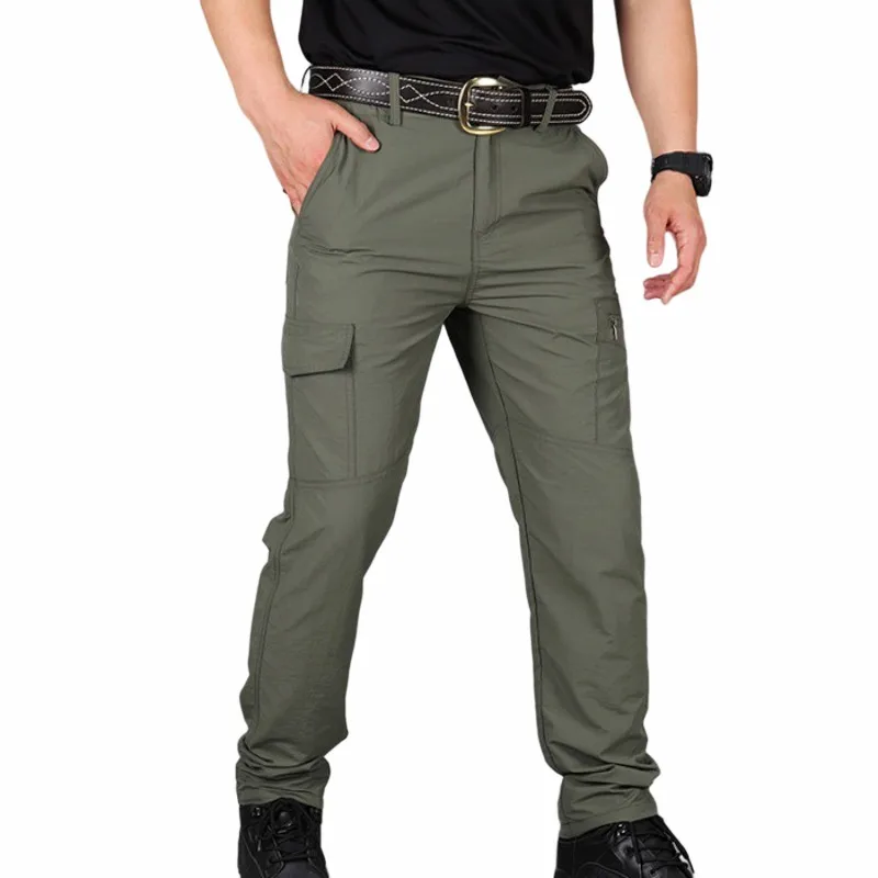 

Summer Breathable Men's Pants Military Tactical Pants Waterproof Quick Dry Cargo Pants Military Training Tactical Pants Hot