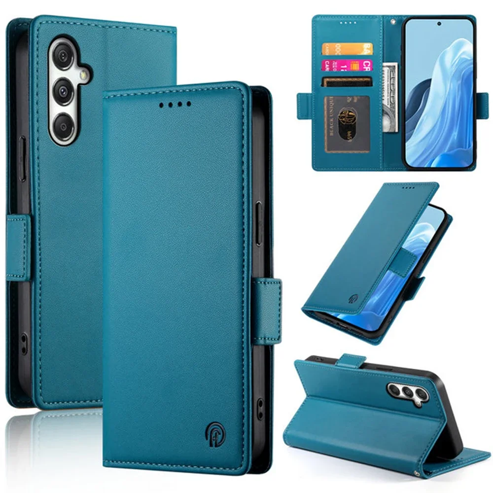Luxurious 360° Protective Leather Flip Wallet Case