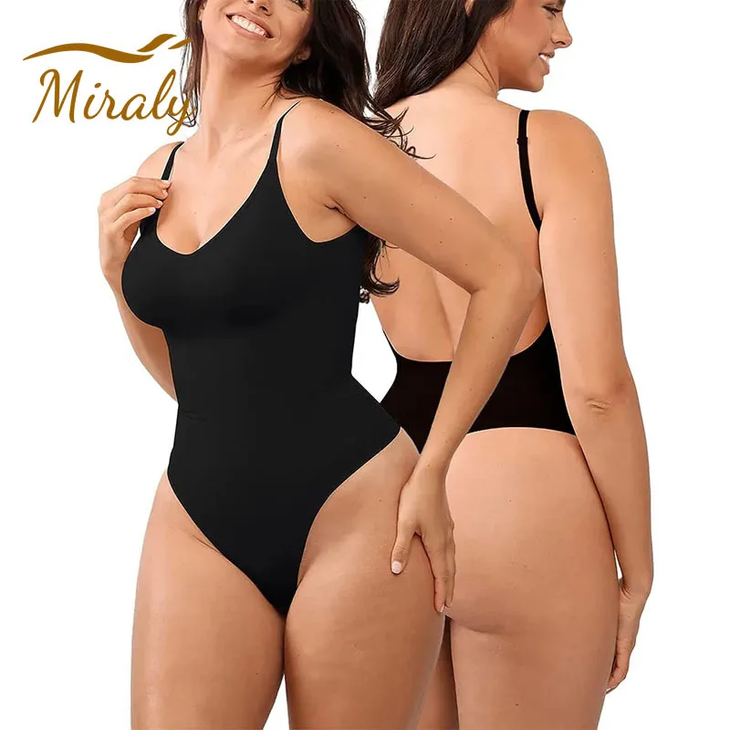 Women Backless Sleeveless Bodysuits Shapewear Thong Seamless Tummy Control Butt Lifter Body Shaper Corset Slimming Camisole Tops Best Sellers In Women's Clothing