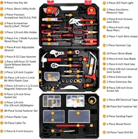 325 Piece Home Repair Tool Kit, General Home/Auto Repair Tool Set, Toolbox Storage Case with Drawer, General Household Tool Kit 2