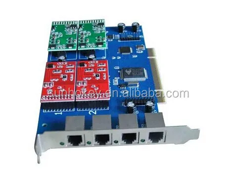 

asterisk card TDM400P 4ports FXS/FXO new version Digium