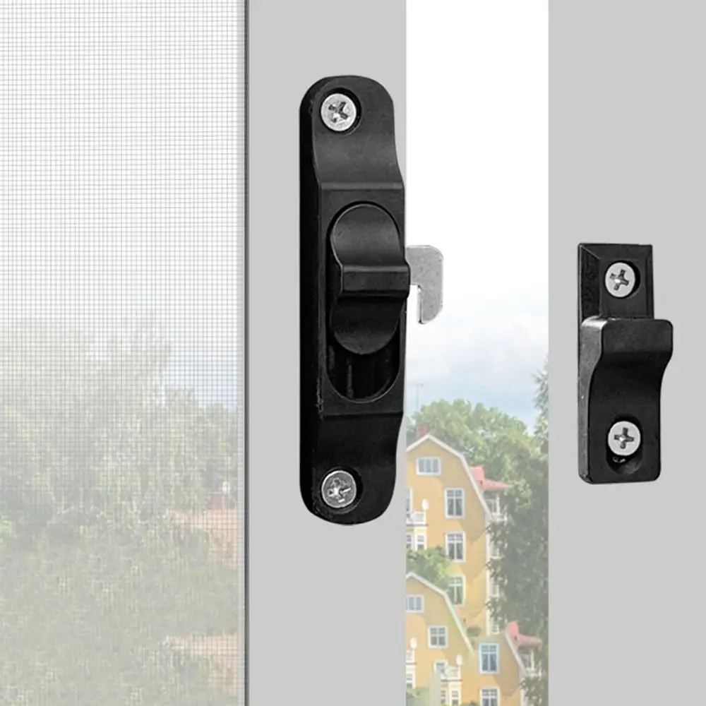 Description Picture 4 of itemAluminium Alloy Sliding Pull Door Lock Push-Pull Hardware Window Hook Lock Multifunctional Anti Theft Door lock buckle Door