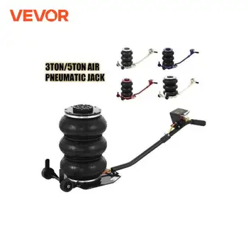 Pneumatic Jack, 5 Ton Triple Bag Air Jack, Inflatable Car Jack, Lifter Pneumatic Air Jack for Garage Car Lifting Repair