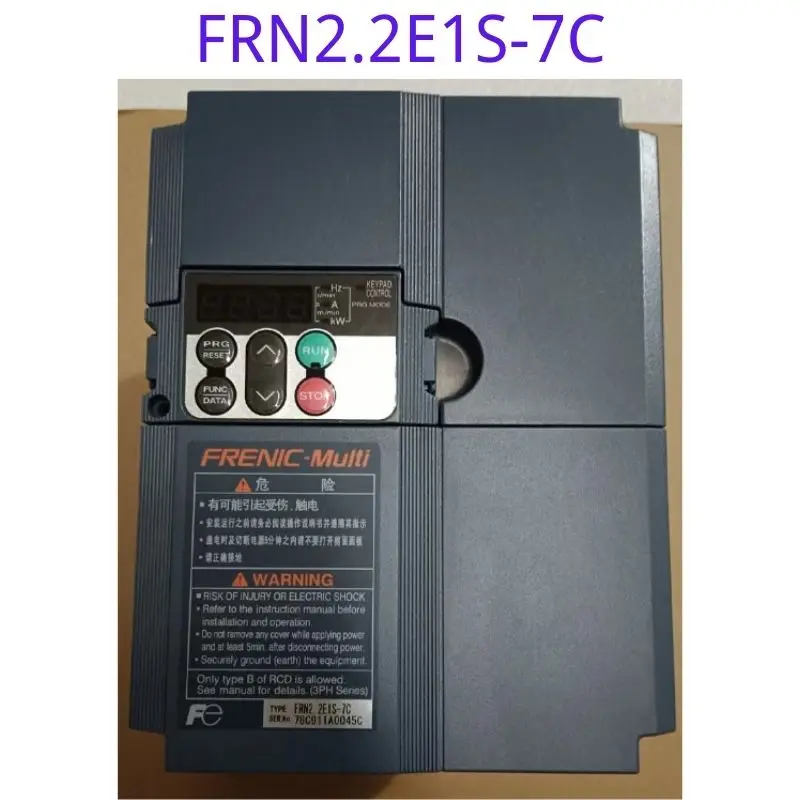 

Used frequency converter FRN2.2E1S-7C 2.2KW 220V functional test intact