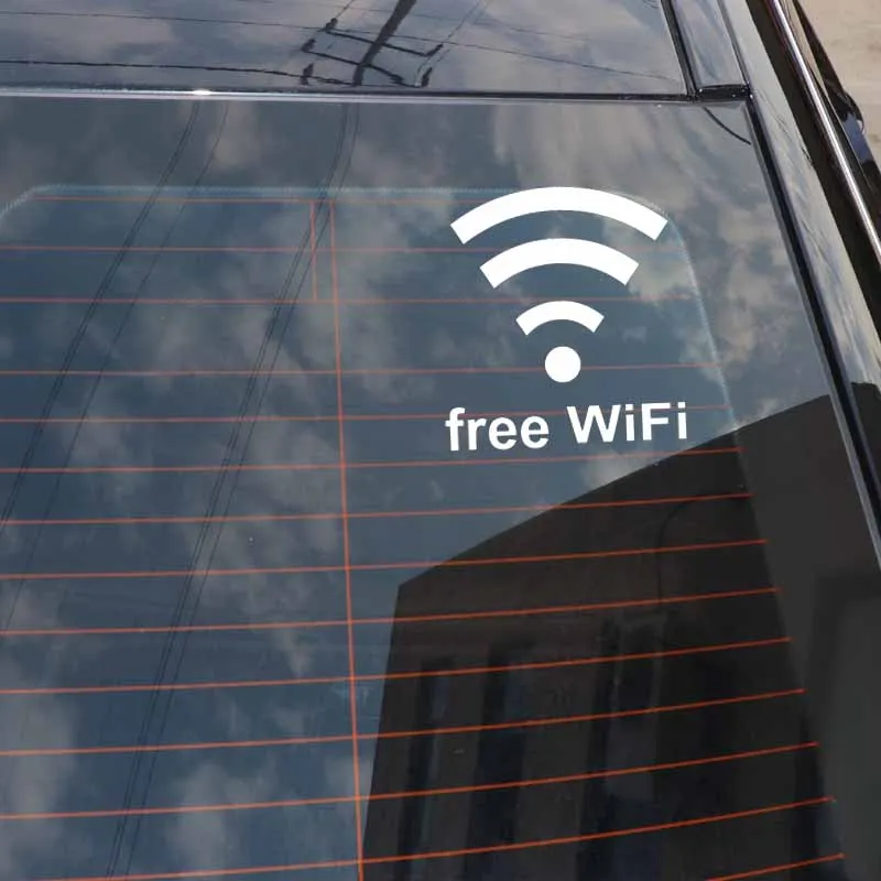 Рисунок 4 - Бесплатная wi-fi высекающая виниловая