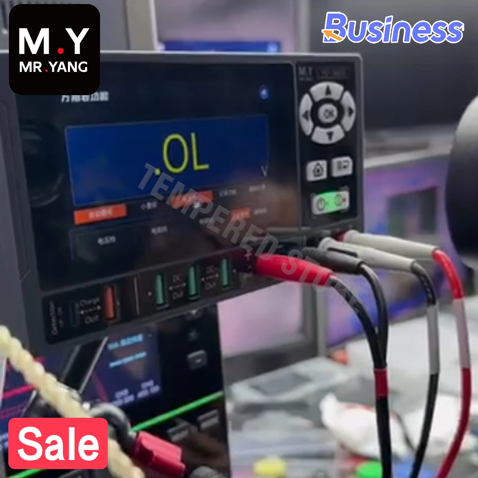 M.Y- YCS 디지털 멀티미터 정밀 전류계 AC DC 전압 전류 저항 테스터 휴대용 전기 수리용