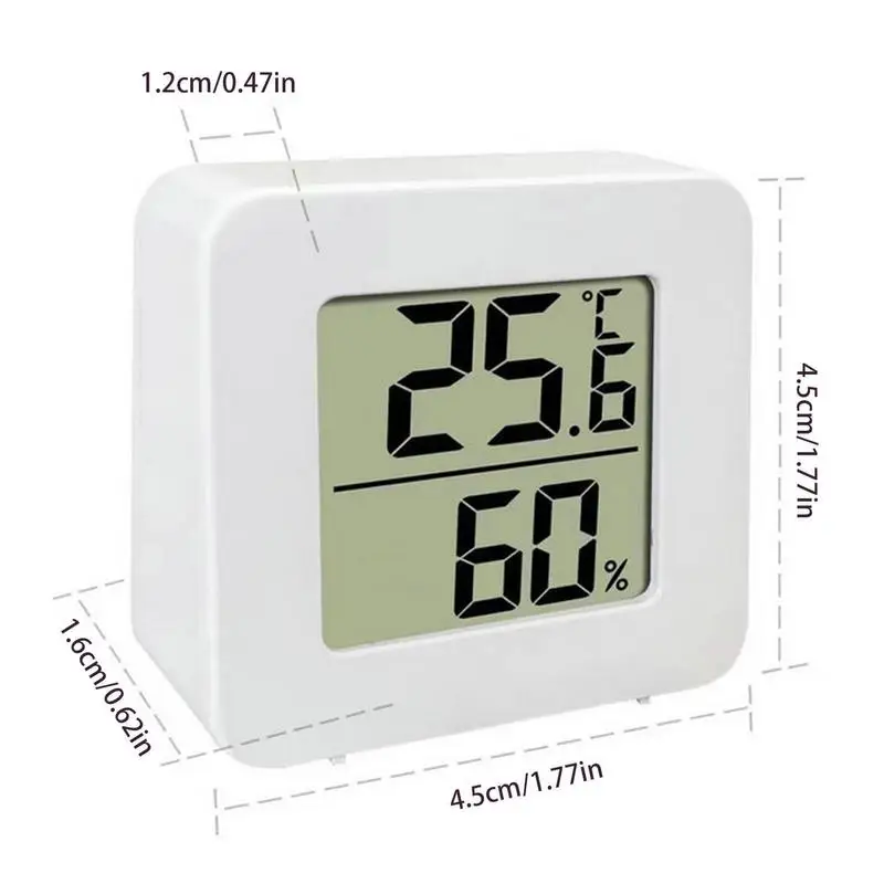 4.5 White Digital Outdoor Thermometer