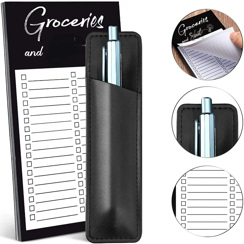 50 Sheets Fridge Magnetic Notepads Cute Memo Pads Grocery Shopping List To Do List Planner Grocery Sticker Message Board Notes 5