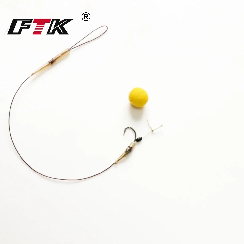 FTK European Carp Fishing Group 2#-8# 10-30LB Sub-Line Fishing Hook Set Kit for Carp Fish Tackle Pesca Iscas Tools Accessories FTK European Carp Fishing Group 2#-8# 10-30LB Sub-Line Fishing Hook Set Kit for Carp Fish Tackle Pesca Iscas Tools Accessories