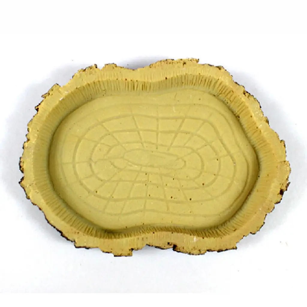 Resin Feeding Bowl for Reptile Pets Safe Food Water Dish Pet Products for Reptiles Vivarium Accessories Resin Feeding Bowl for Reptile Pets Safe Food Water Dish Pet Products for Reptiles Vivarium Accessories