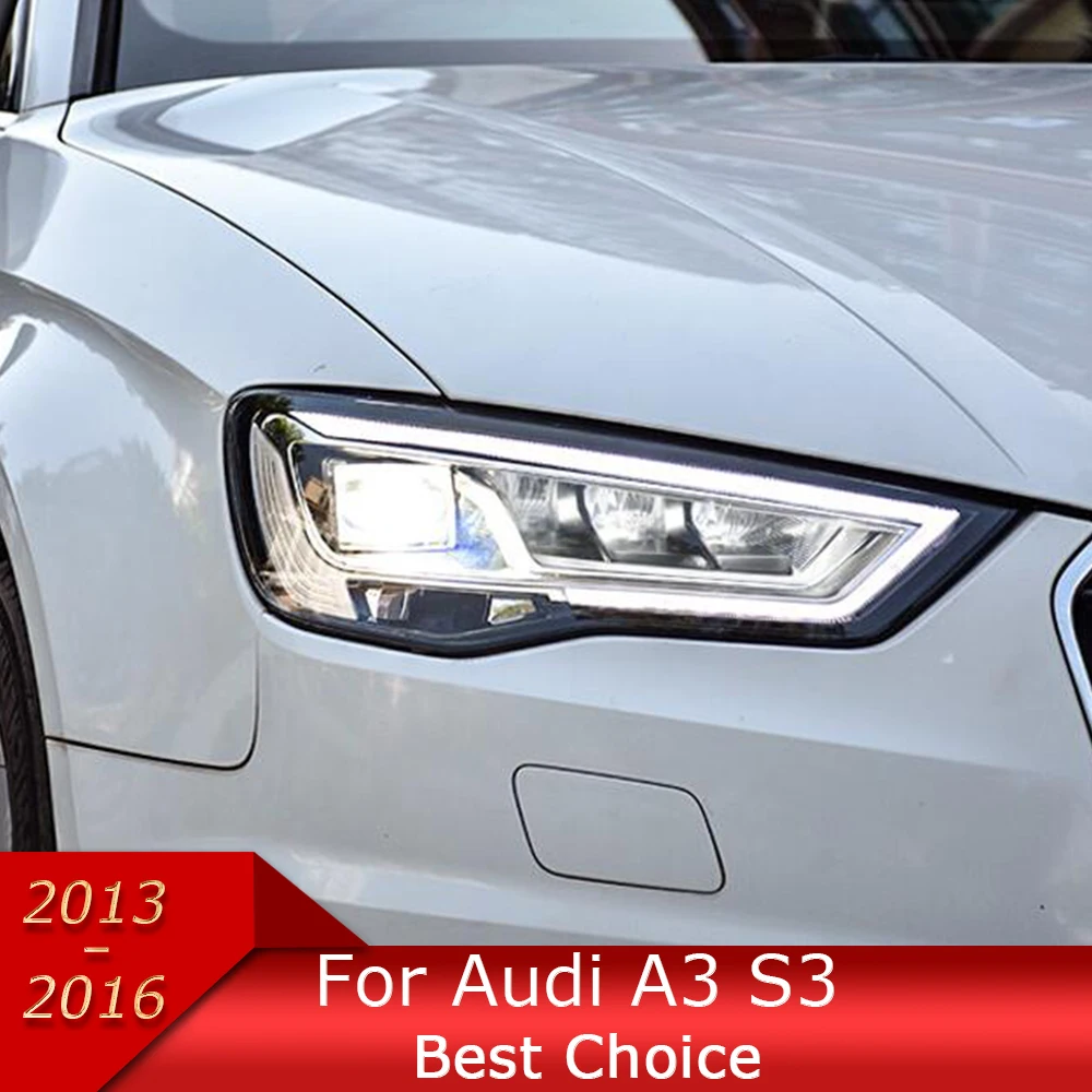 Car Lights For Audi A3 8v Sedan Sportback 20132016 S3 Led Auto Headlight Assembly Upgrade