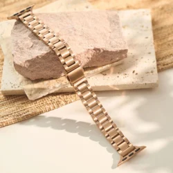 Elegant Stainless Steel Thin Strap for S10-46 45 44 42 49mm (03 rose gold)