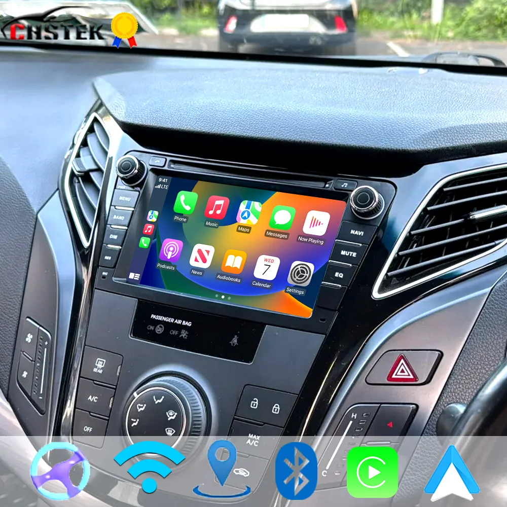 CHSTEK Android 13 Wireless Carplay Car Radio For Hyundai i40 2011-2019 Multimedia Autoradio GPS Navigation WIFI 4G FM RDS Stereo