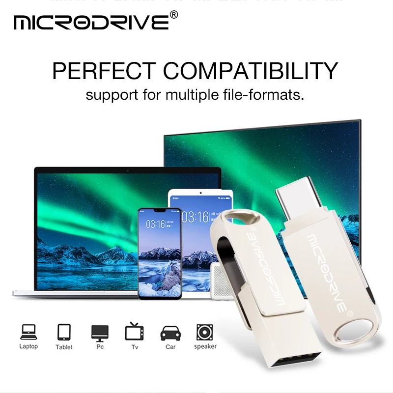 64GB Ultra Dual Drive Go USB Type-C Flash Drive Thumb Drive 128GB 32G 16GB Pen Drives Jump Drive for Data Storage, File Sharing.