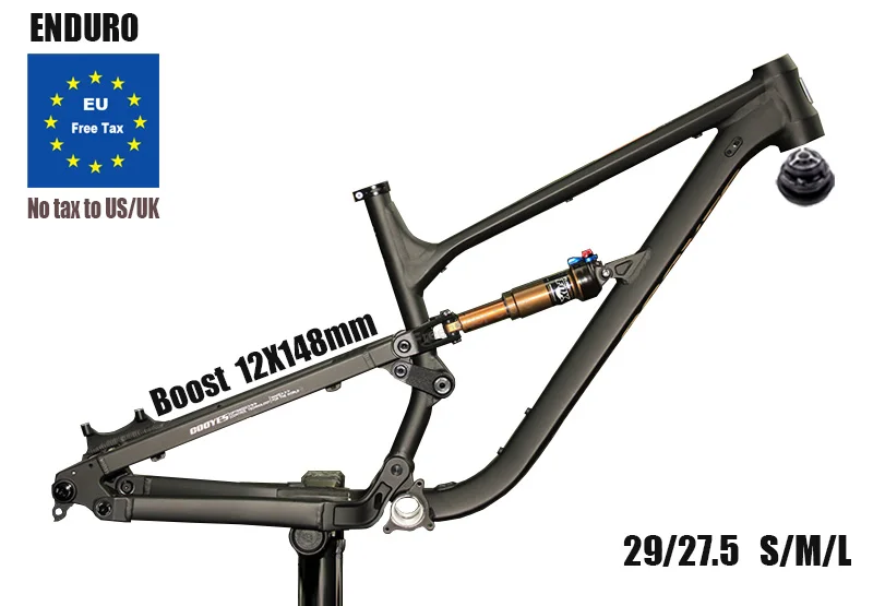 FullSuspensionAluminumFrameforBikeSoftTail29275erDHXCAM
