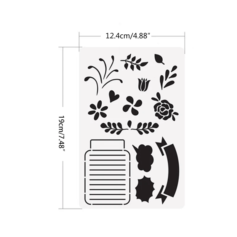 16pcs Journal Stencils Set -ultimate Productivity Planner Stencil