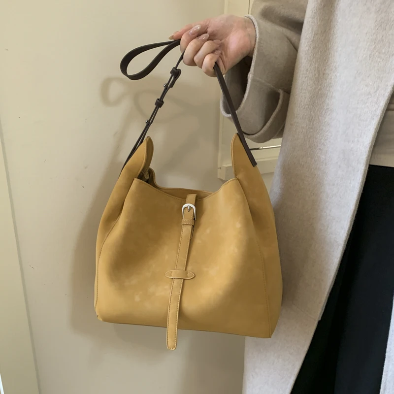 PU Leather Underarm Bag Fashion Tote Bags Versatile Crossbody Bag for Women Work Shopping Travel Daily