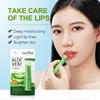 1pc Aloe Vera Moisturizing Lip Balm Moisturizing Nourishing Refreshing Lip Balm Lip Care With Plant Squalane 1