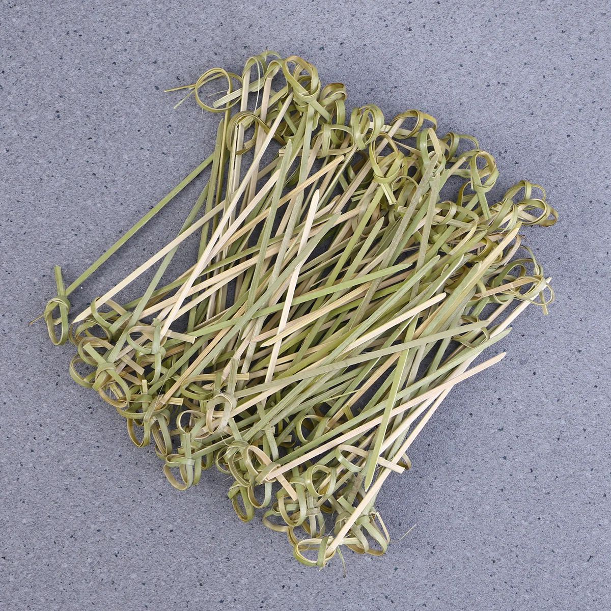 

Disposable Bamboo Knot Skewers Cocktail Picks with Twisted Ends for Cocktail Party Barbeque Snacks Club Sandwiches