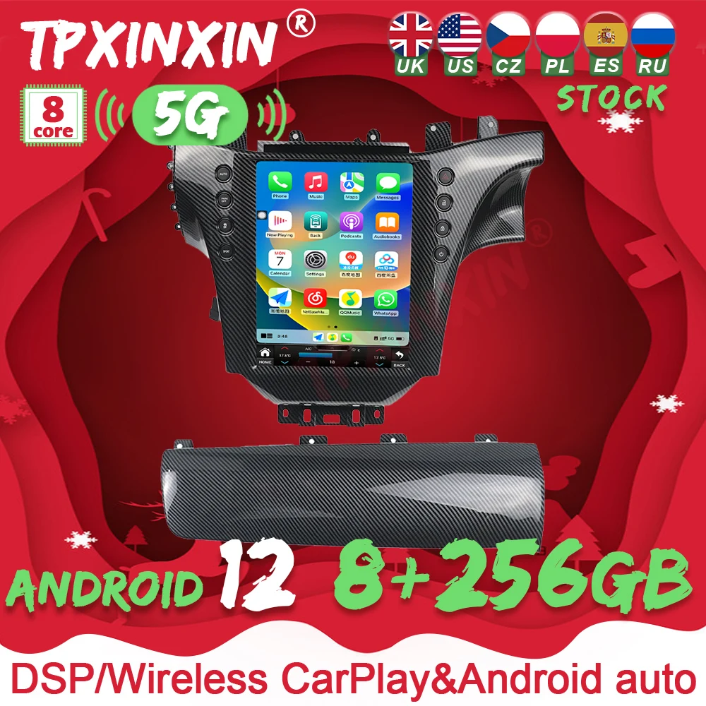 

12.1" Android 13 Car Radio For Maserati GT 2005-2015 DVD Multimedia Video Player Stereo Auto GPS Navigation Carplay DSP 5G WIFI