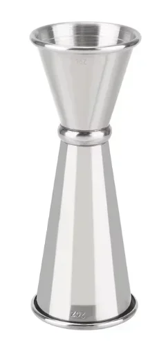 Dual-Sided Stainless Steel Measuring Cup and Cocktail Shaker - Essential Bar Tool and Kitchen Gadget for Mixology and Mojito Crafting