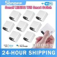 Sonoff Mini R2 Wifi Smart Switch MINIR2 2 Way Modules EWelink DIY Switch Wireless Remote Control Work With Alexa Google Home 1